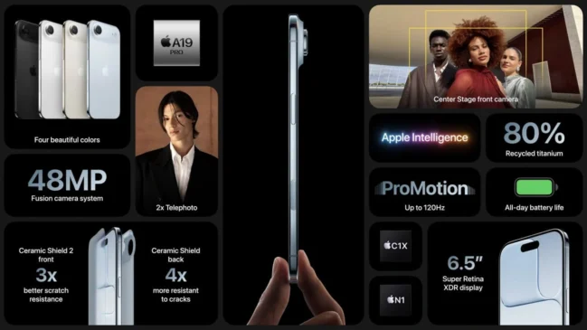 iPhone 17 Air thiết kế